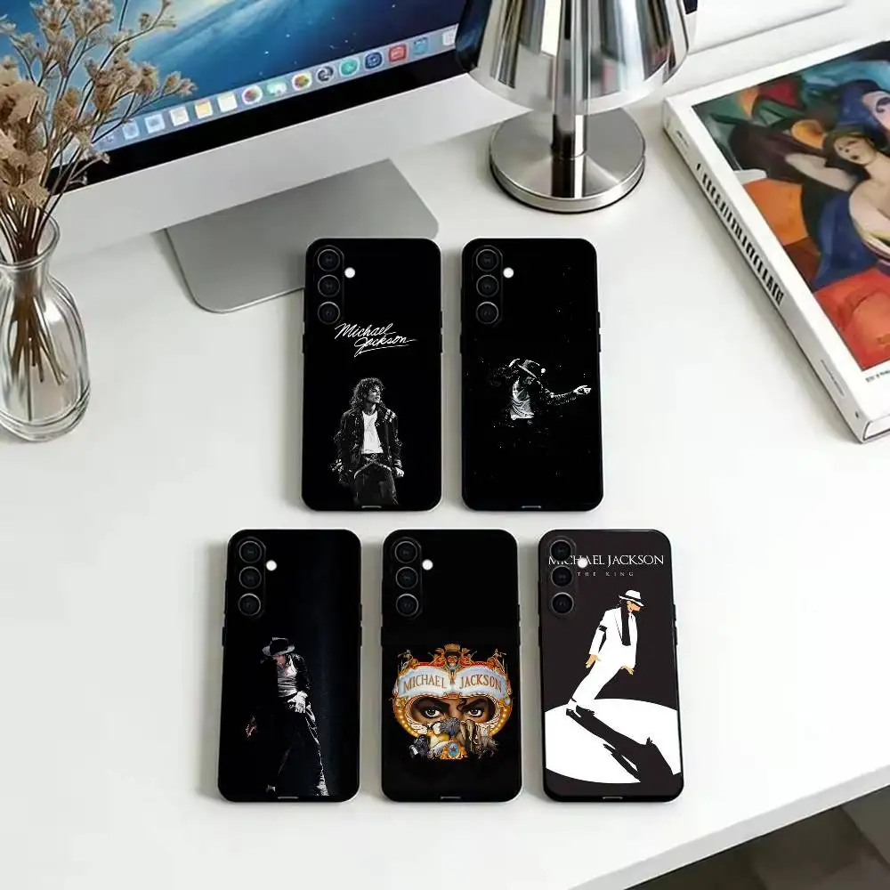Singer M-Michael jackson  Phone Case Black Silicone Soft For Samsung Galaxy A73,A72,A71,A70,A53,A52,A51