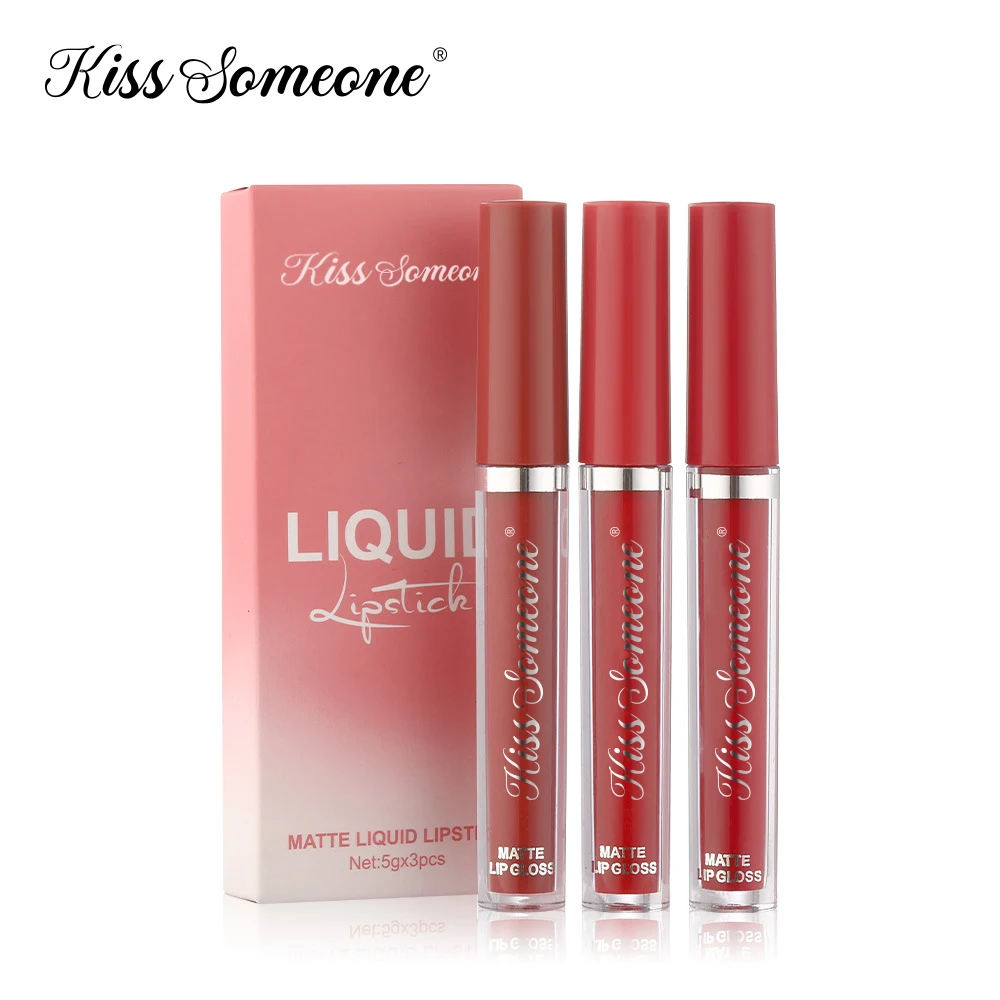 Juego de lápiz labial: brillo de labios hidratante y sin secado de larga duración y a prueba de manchas para mujeres, acabado natural con tonos ricos, nutritivo