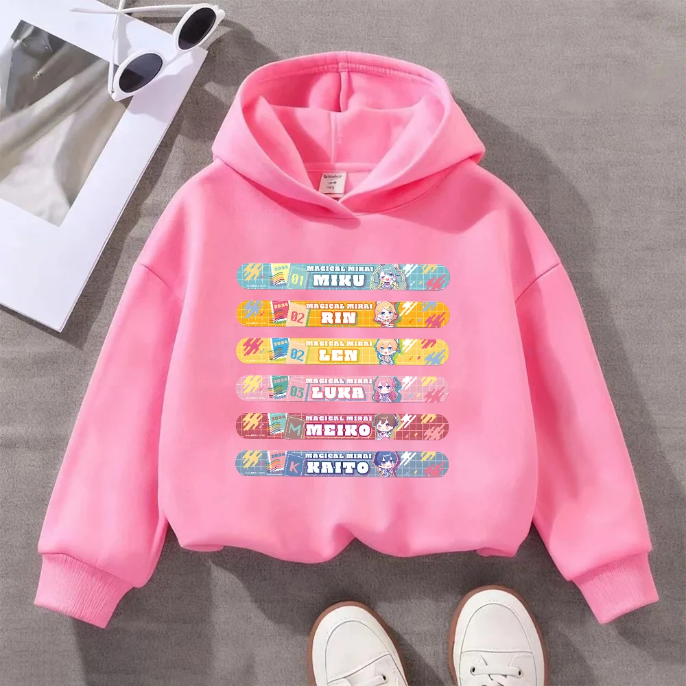 هاتسون ميكو السحرية ميراي 2026 هاتسون ميكو رين لين لوكا ميكو كايتو هاراجوكو طباعة هوديي البلوز لمحبي أنيمي #5