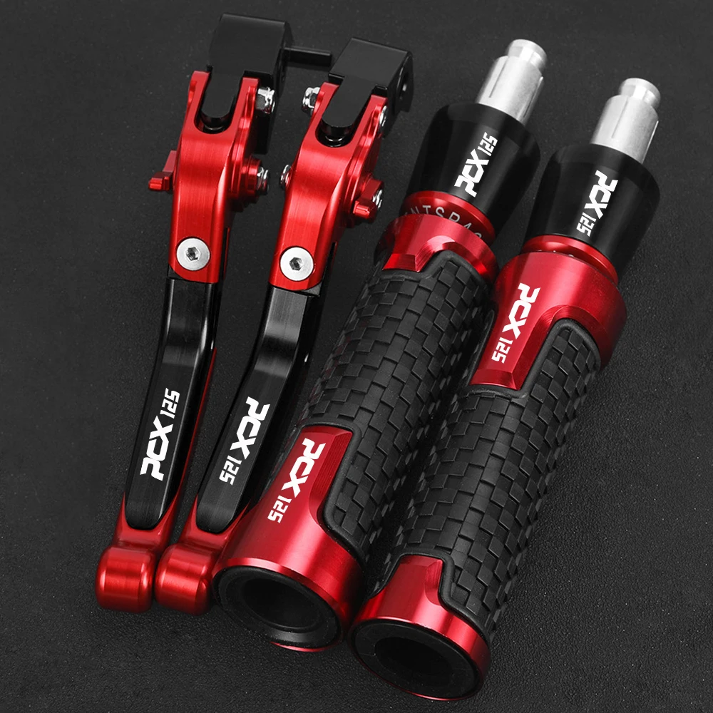 

For Honda PCX 125 PCX125 ABS 2021 2022 2023 2024 Motorcycle Adjustable Brake Clutch Levers 22MM Handlebar grips Handle bar ends