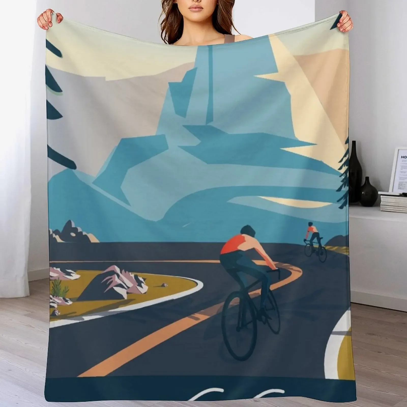 

Yosemite National park poster Throw Blanket christmas decoration anime halloween Designers Blankets