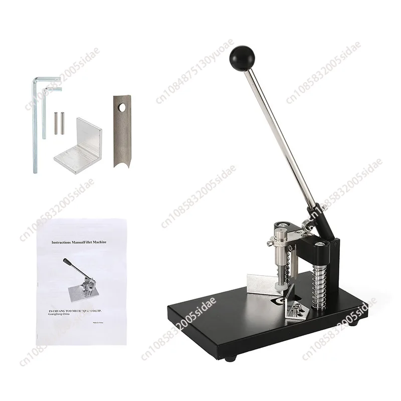 Metal Corner Rounder Machine Heavy Duty 1.2”/30mm Thickness Manual Cutting Fillet Machine For Office Business Factory Hand Tools