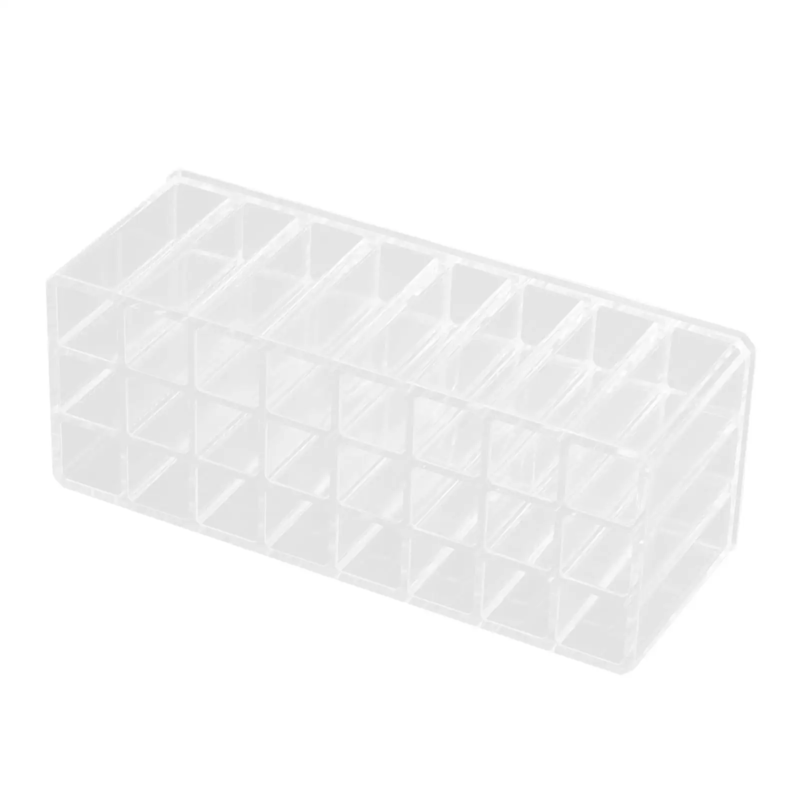 

Transparent 24 Lipstick Clear Storage Holder Lipstick Storage Box Acrylic Makeup Brush ganizer Rack Desk Holder