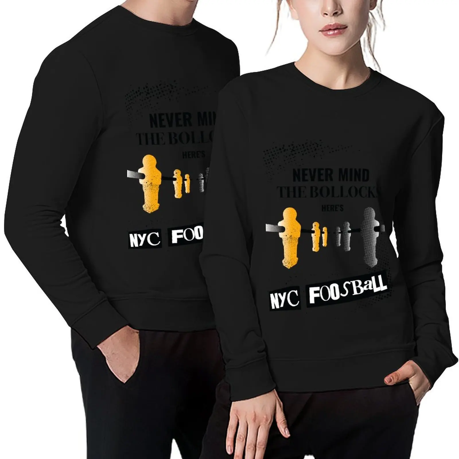 

Never Mind the Bollocks, Here's NYC Foosball (Light Items) Pullover men's sweat-shirt korean style clothes sweatshirts for men