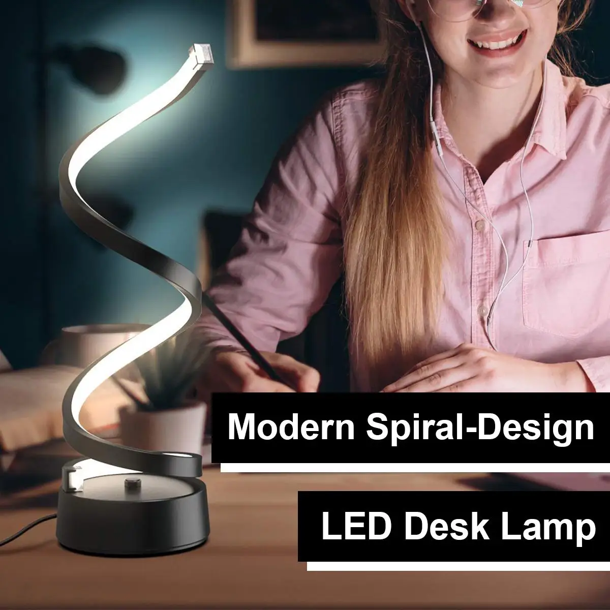 

Dimmable 3 Color Usb Led Table Lamp Desk Lamps Decorative For Bedroom Night Light Bedside Plug-in Creative Design Modern