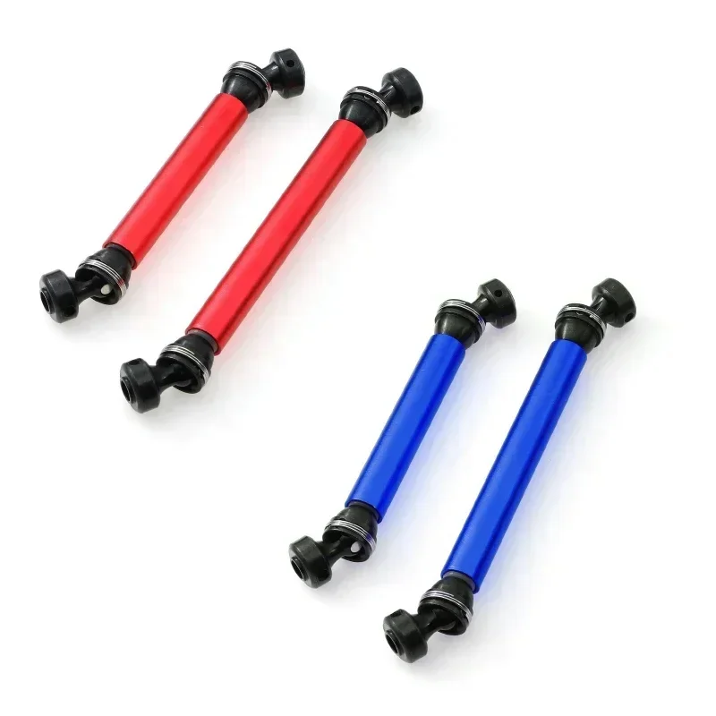 سبائك الألومنيوم + 45 #   عمود محرك أمامي + خلفي من الفولاذ CVD لسيارة Axial 1/10 RBX10 Ryft 4WD RC