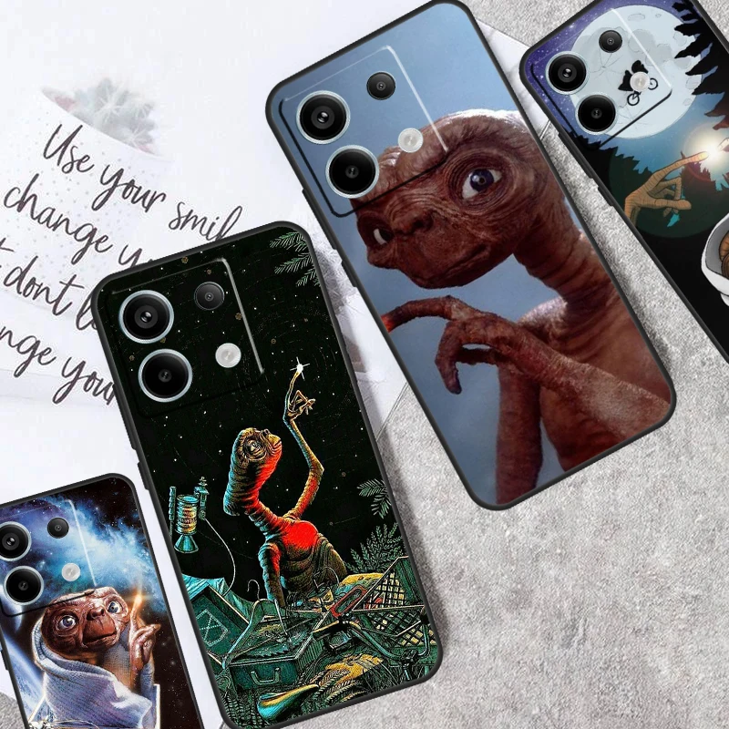 E.T. the Extra-Terrestrial Case For Redmi Note 13 Pro Plus 9 10 11 12 Pro 10S 11S 12S Redmi 12 9C 10C 12C 13C Cover