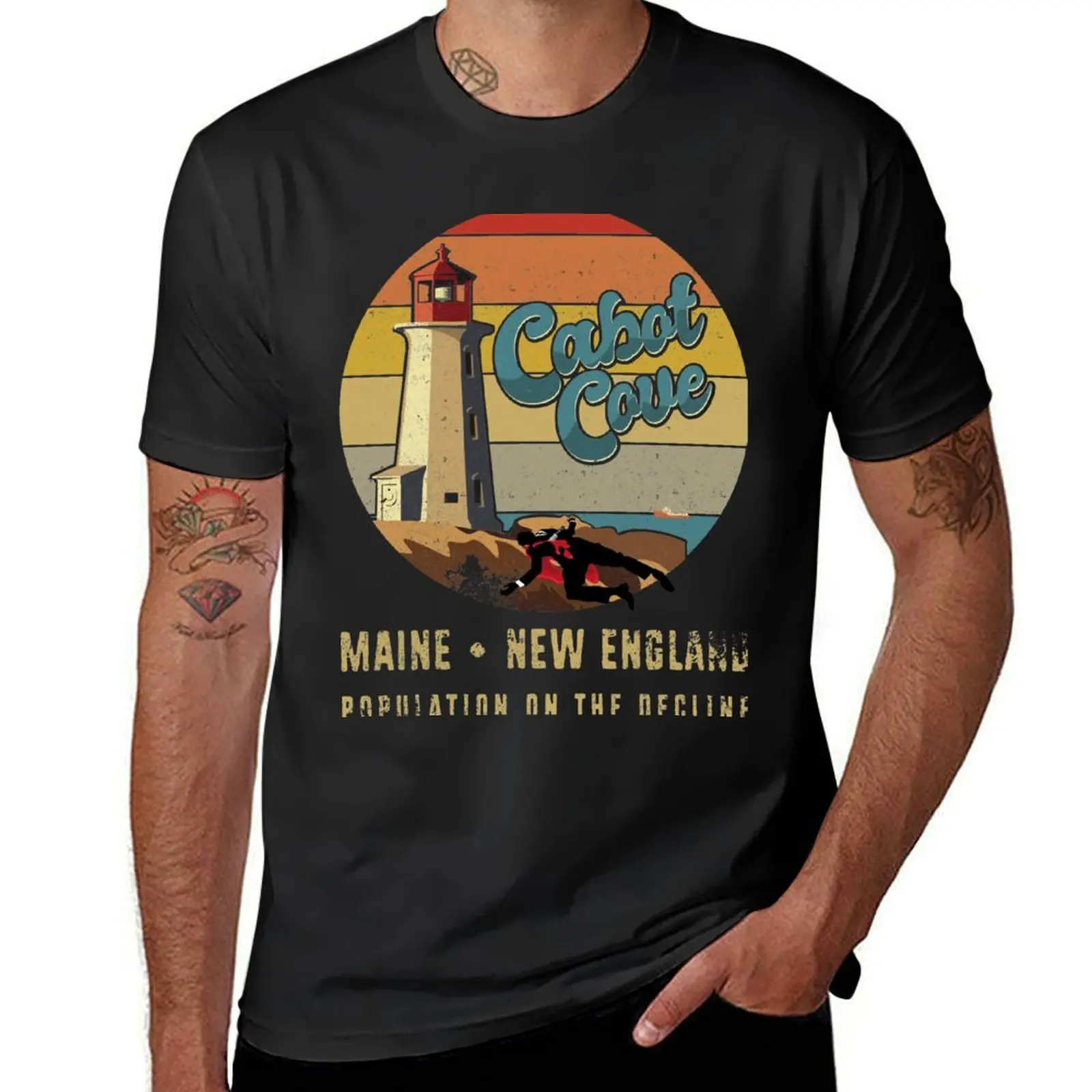 Cabot Cove Vintage Sunset (Special Edition) T-Shirt shirts graphic tees korean fashion t shirts for men pack