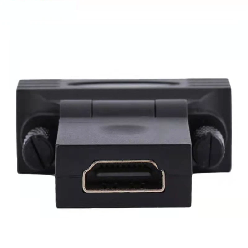 HD 1080P DVI to HDMI-Compatible Aappter Male To Female Converter for HDTV LCD DVI-D PC 90 180 Degree Rotation Connector Splitter