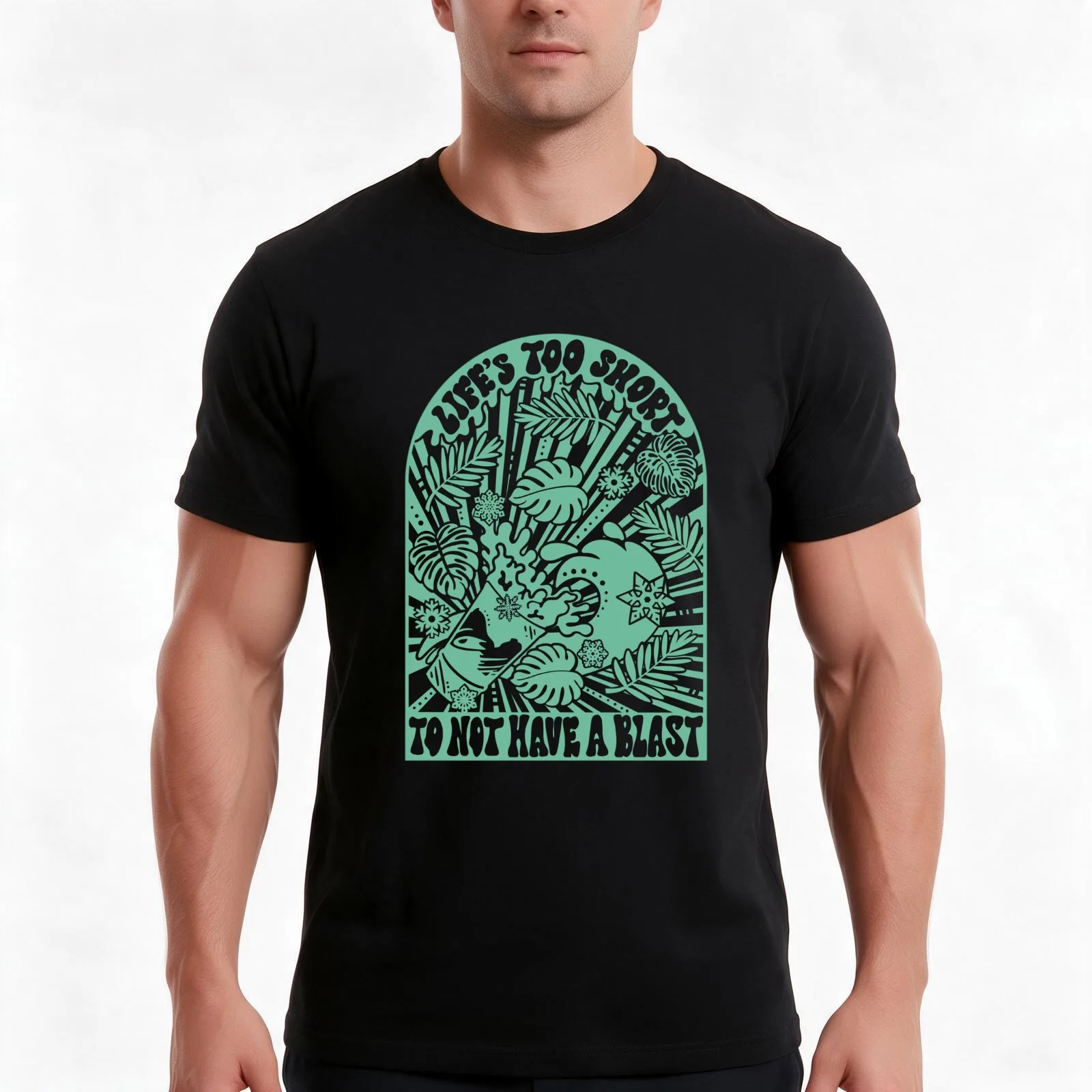Have a blast, Baja blast freeze design T-Shirt, Summer Casual Cotton Tee, Oversized Streetwear Tops, Vintage Graphic Print