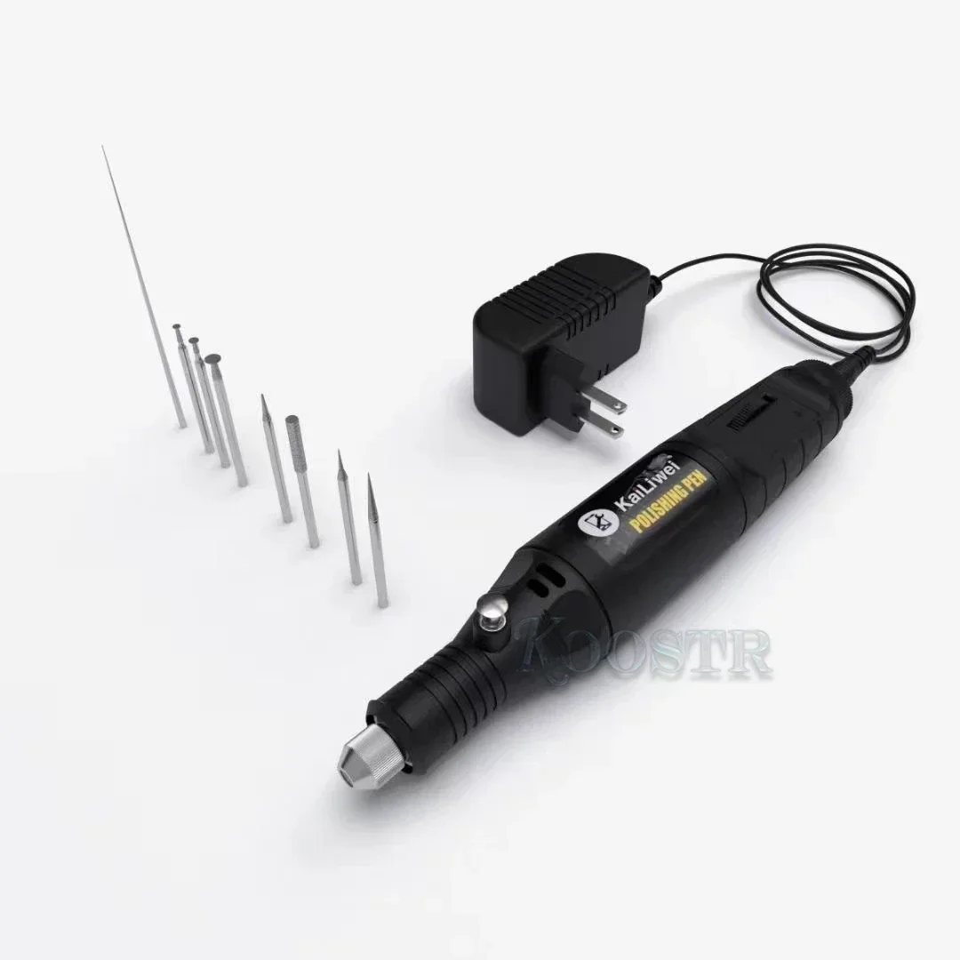 Kailiwei 12V Mini Drill Electric Carving Pen Variable Speed Drill Rotary Tools Kit Engraver Pen For Grinding Polishing