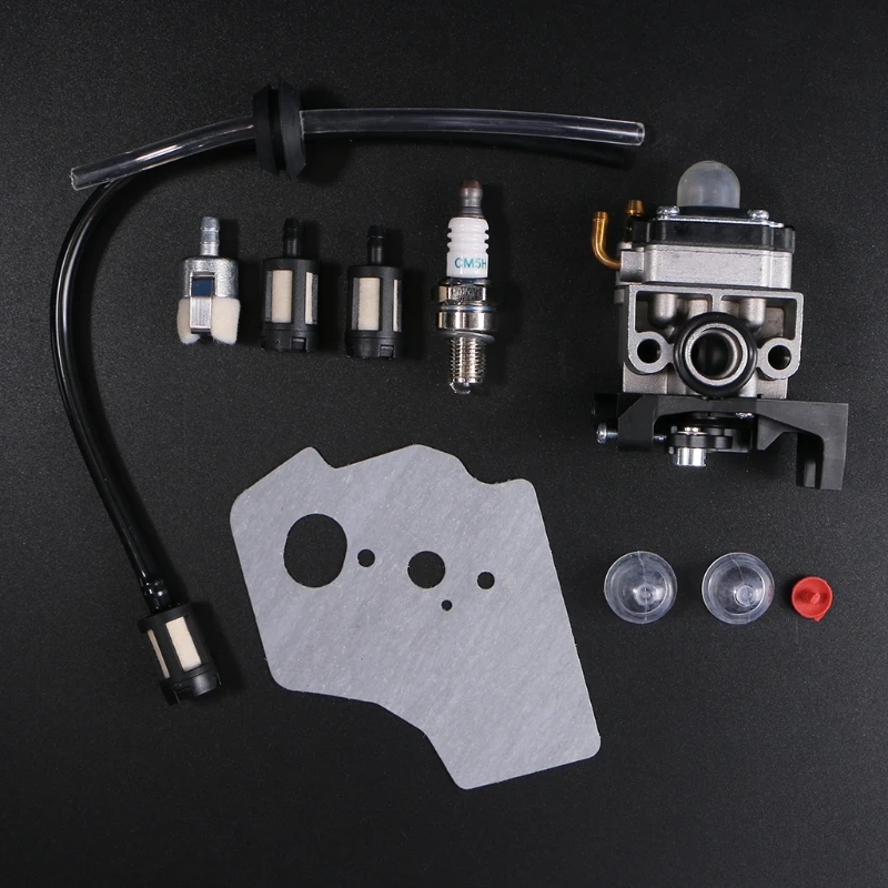 Trimmer Carburetor Carb with Gasket for SPARK plug  Line Hose Tools  Fit for GX25 GX35 HHT35 drop shipping