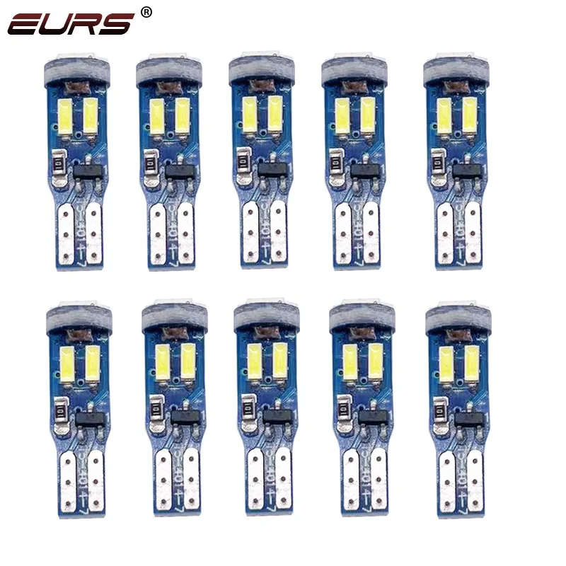 Auto Dashboard Gauge Lâmpadas, Lâmpadas LED, Luz Interior, Indicador de Aviso, Instrumento Luzes, 12V, T5, W3W, W1.2W, 70, 73, 74, 20, 10, 2pcs