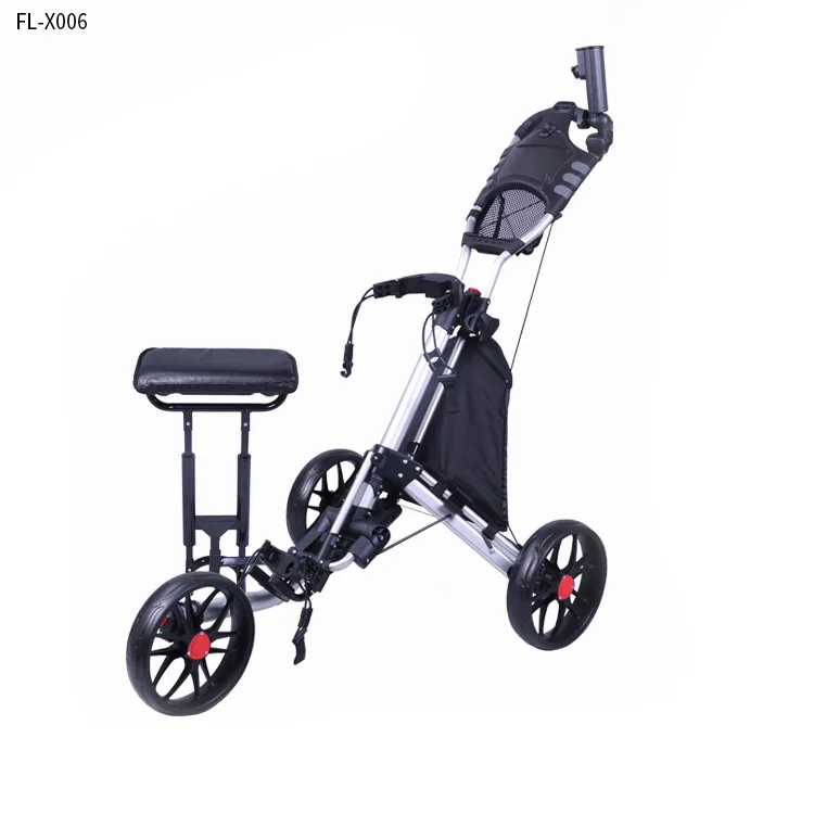 

Golf Rotary Foldable 3-Wheel Cart, Golf Cart, Golf Cart with Seats