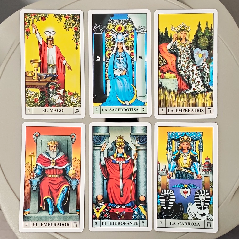 El Tarot Universal De Waite 10,3*6cm (edición en español) 78 Uds. Cartas De Tarot universales basadas en el sistema Rider Waite