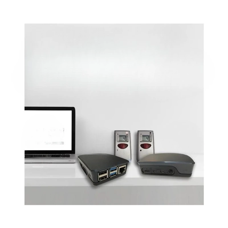 Intelligent queue management system LCD display