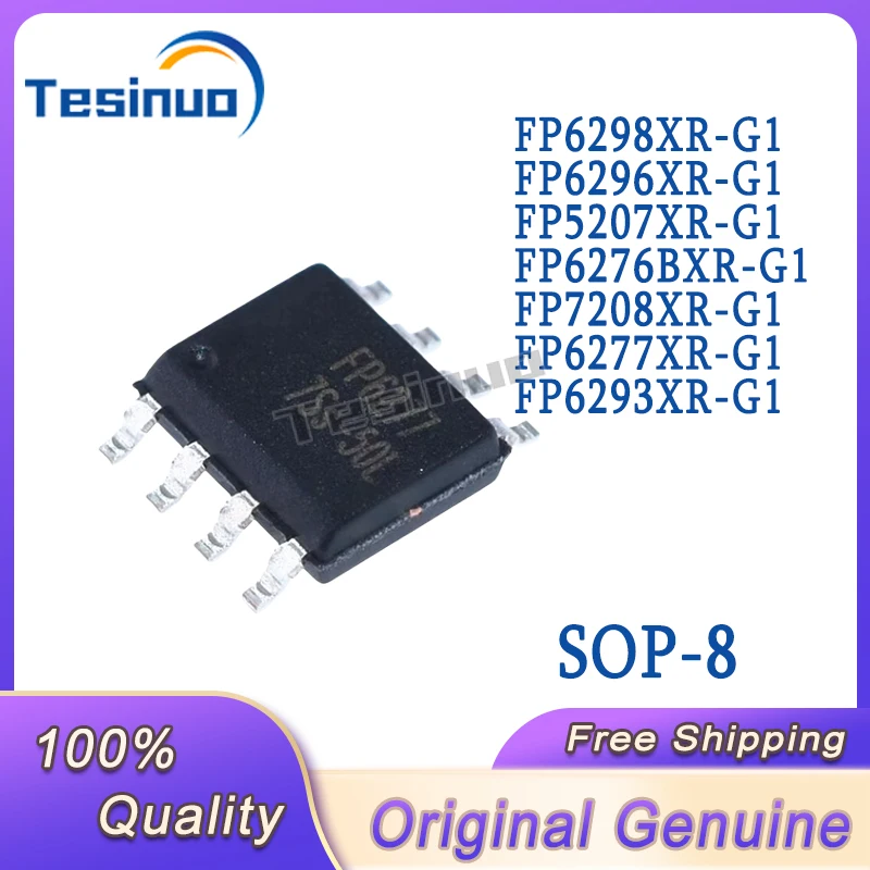 5/PCS New Original FP6298XR-G1 FP6296XR-G1 FP5207XR-G1 FP6276BXR-G1 FP7208XR-G1 FP6277XR-G1 FP6293XR-G1 SOP-8 chip In Stock