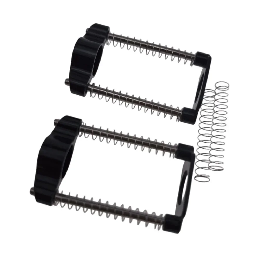 2pcs Stem Hinge Clamps for Brompton Folding Bikes with Aluminum Alloy Construction and Compact Folded Dimensions
