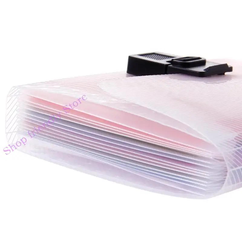 594A Rainbow Expanding Document Bills Cartella 13 Cartella fisarmonica della scuola tascabile