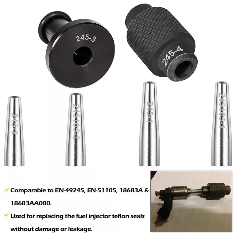

GM245 Fuel Injector Seals Tool 6706 Injector Rail Assembly Remover Set For GM 18683AA000