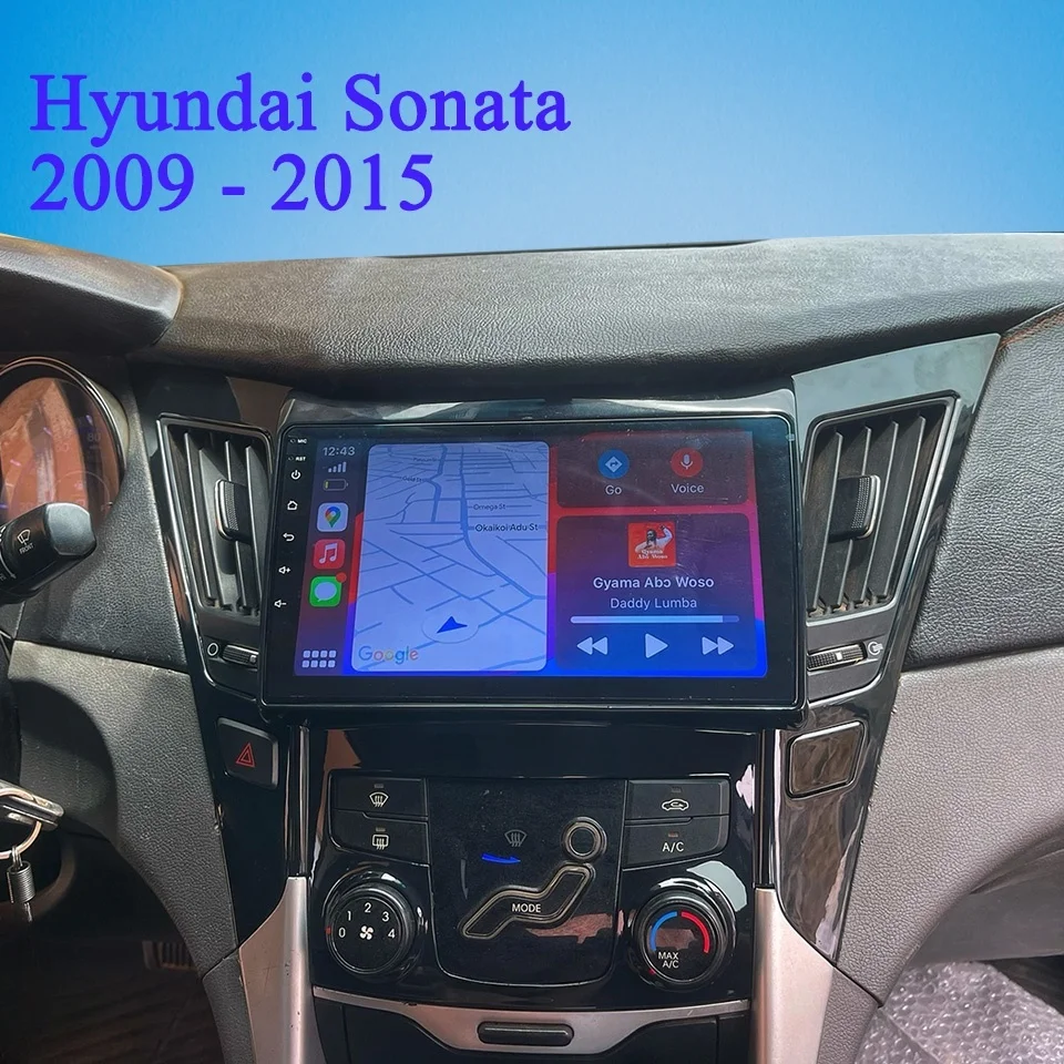 

For Hyundai Sonata 2009 - 2015 Carplay Android Auto Car Autoradio Stereo DVD HU Head Unit GPS Navigation Tape 4G Lte WiFI RDS