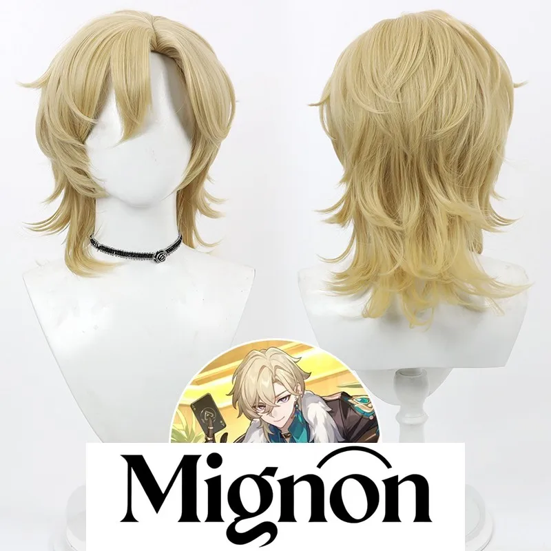 

Honkai: парик для косплея Star Rail с авантюрином, реалистичная кожа головы, натуральный колючий стиль