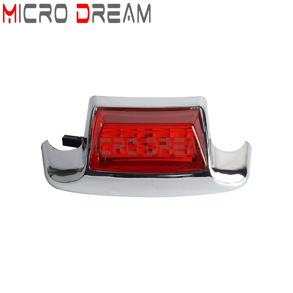 دراجة نارية الخلفية الحاجز تلميح ضوء LED ل هارلي التراث سوفتيل الطريق الملك إلكترا الإنزلاق 86-13 حافة الذيل القيادة ضوء الفرامل #4