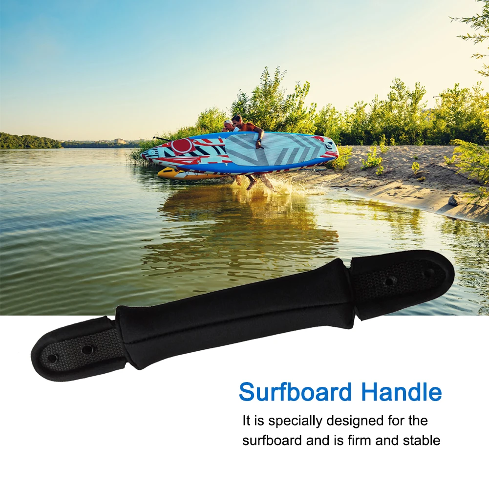 Lightweight Surfboard Handle Neoprene PU Soft Surfboard Handle Life Saving Sup Board Accessories for Surfer Use