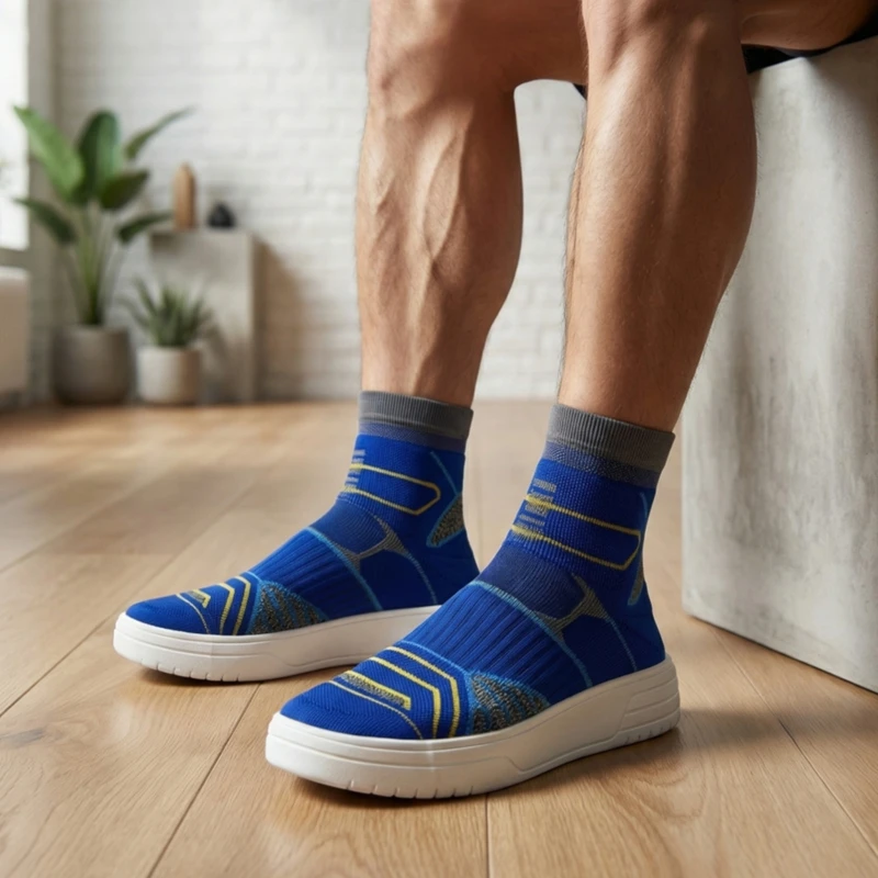 

Men Casual Socks Sport Shoes Breathable Lightweight Sneakers Men Mesh Running Shoes Athletic Jogging Tenis Walking Shoes