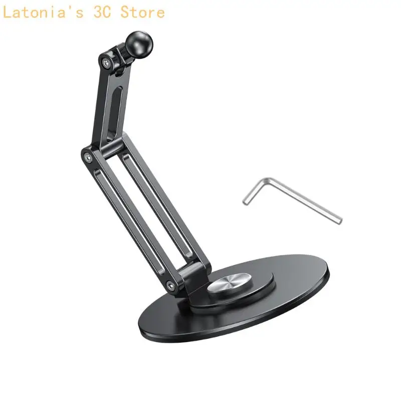 Faltbare 17-mm-Kugelkopfbasis, kleine Designhalterung für mobile Tablet-Ständer X3UB – Detail 2