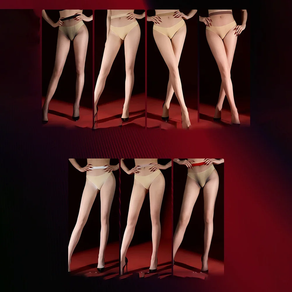 Women Sexy Lingerie Seamless Stockings Tight Contrasting Colors Thin Sexy Pantyhose Ladies Erotic Hosiery