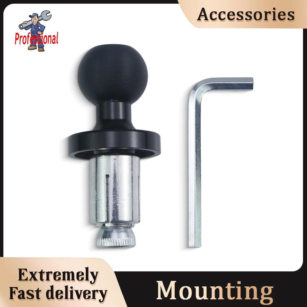 

Aluminum Motorcycle Handlebar Fork Stem Ball Head Mount Base Adjustable Joint For Phone Camera Off-Road Navigation RAM Bracket