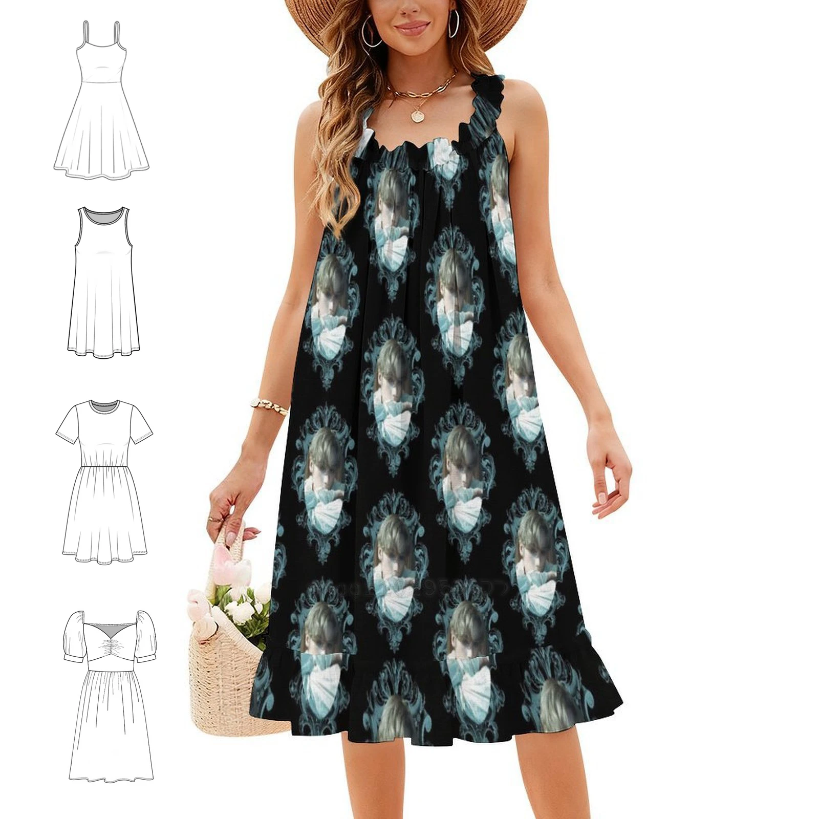 Summer Clothing Options - Txt Hueningkai Women's Elegant Party Dress