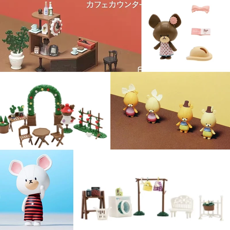 

Genuine HACO ROOM Little Bear School Yard Counter Bar Putting Together A Character Scene Assembly Miniature Model