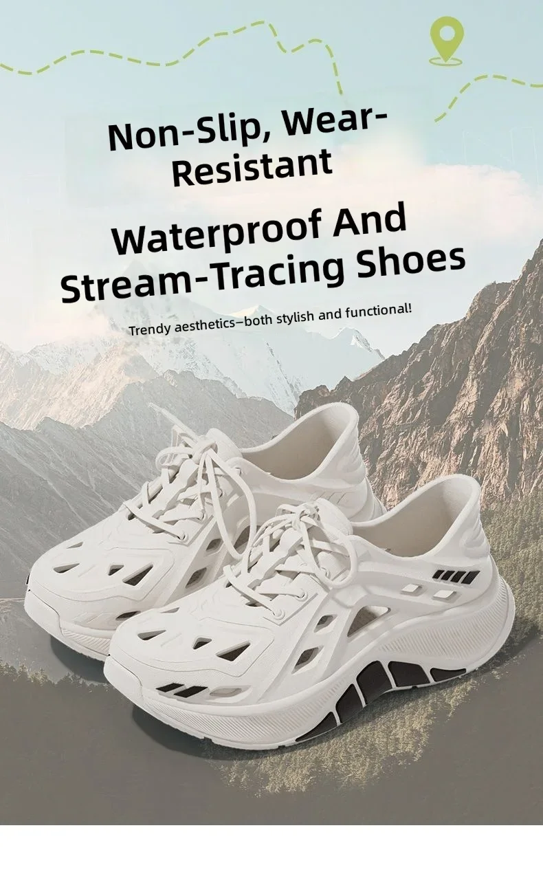 Herren-Slipper, Sommer-Outdoor-Strandsandalen, Gartenschuhe, Clogs für Männer, rutschfeste Slides, Flip-Flops, Zapatos Hombre, Chinelos Masculi – Detail 2