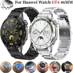 No Gap Official Metal Band For Huawei Watch GT4 46mm Stainless Steel Bracelet Wristband For Huawei Watch GT4 Accessories Correa