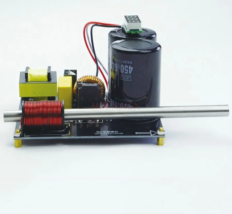 physics experimental equipment, educational model, toy,Electromagnetic cannon, simple single-stage coil cannon,