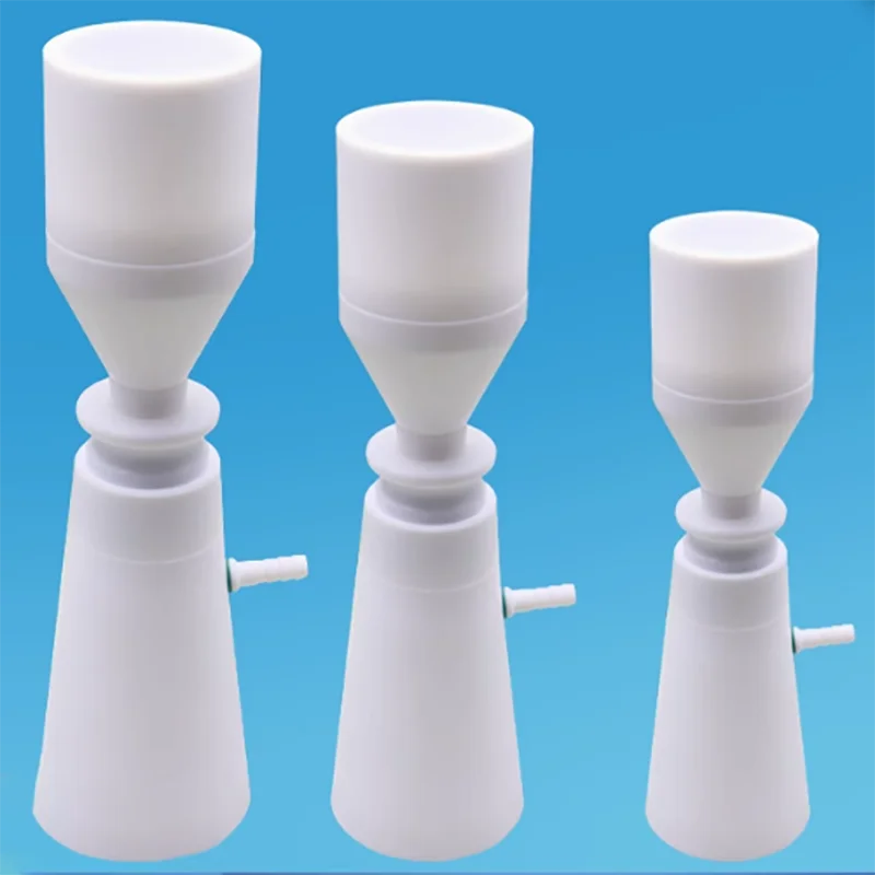 

PTFE polytetrafluoroethylene split type Bucking funnel suction filter funnel filtration device set acid and alkali resistance