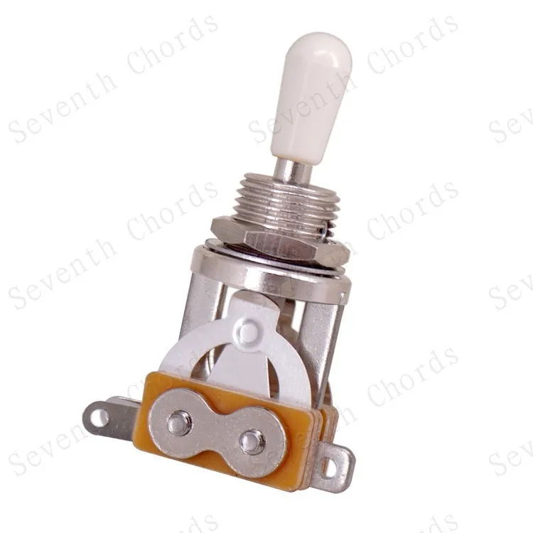 Interruptor de posición amarillo crema/negro 3 para guitarra eléctrica abierta EPI, cabezal móvil, 3 archivos, interruptor de guitarra eléctrica,