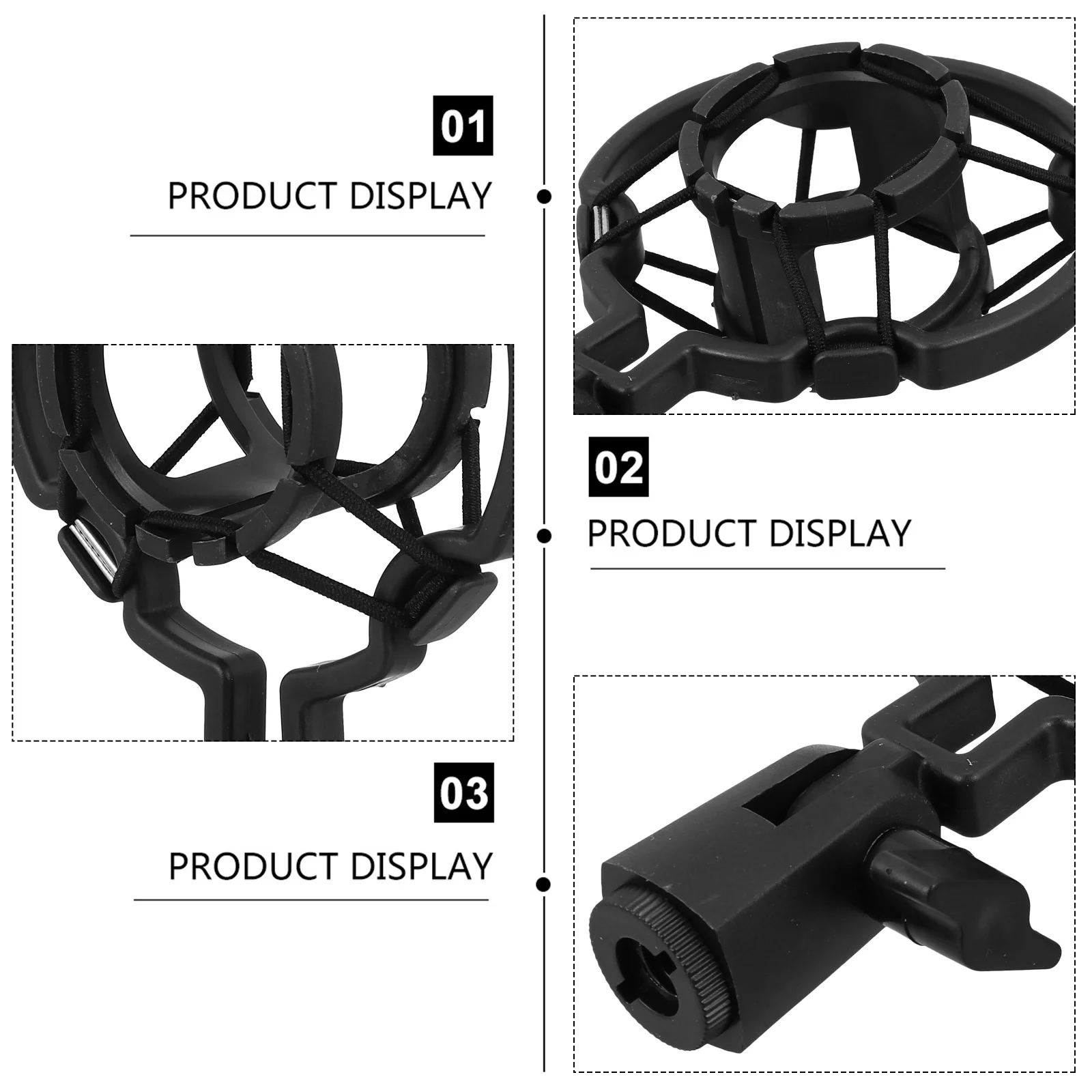 

1Pcs High Quality Microphone Shockproof Mount Universal Mic Anti-Vibration Suspension Rack Safe and Stable for Recording