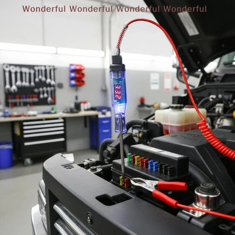 3V To 120V Digital Display Voltage Circuit Tester Multifunction Car Diagnostic Probe Test Pen Electric Measuring Pen Repair To