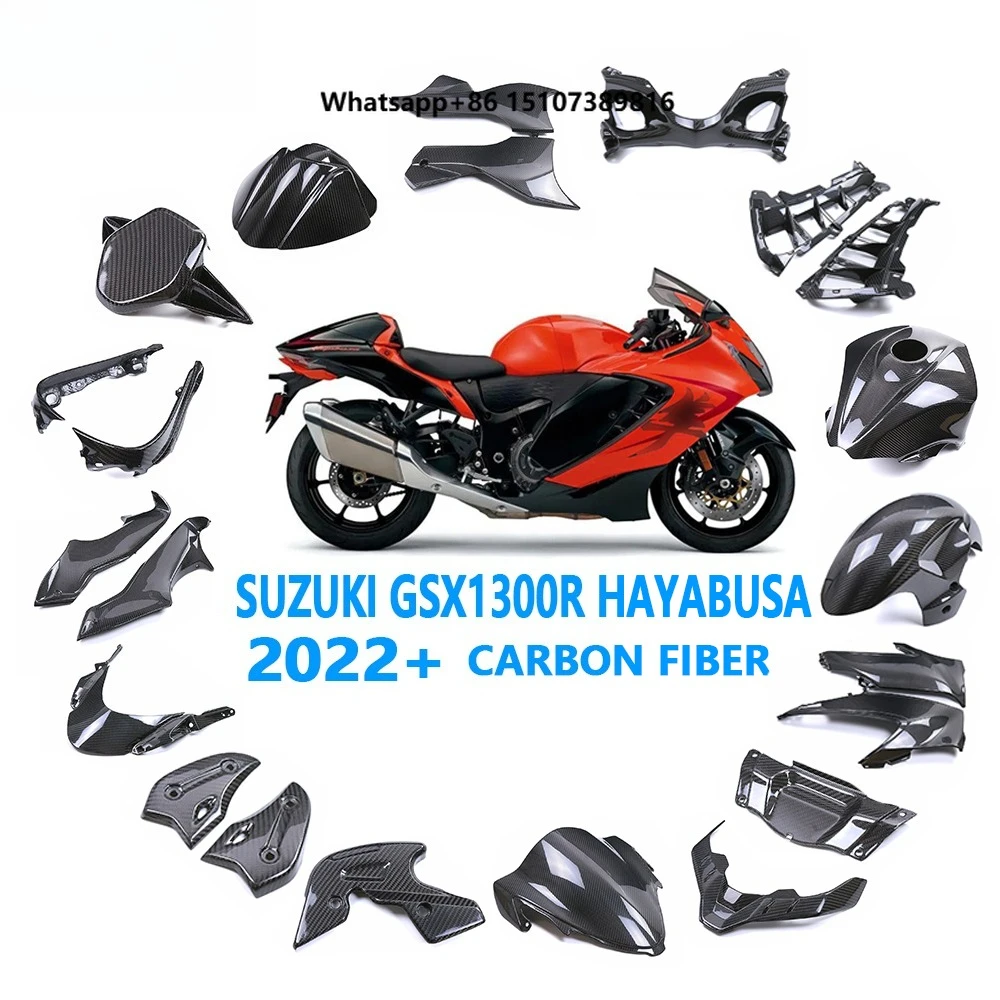 

Carbon Real Full Pre-preg Dry Carbon Fiber Motorcycle Full Set Carbon Fairings for GSX1300R Hayabusa Gen3 2021+