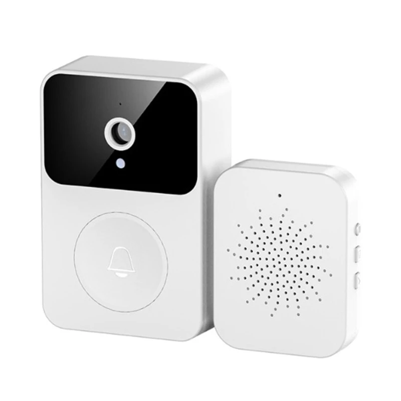 

Wireless Video Doorbell Camera with Chimes Battery Powered 2-Way Audios Doorbell Night Outdoor Door Bells Video