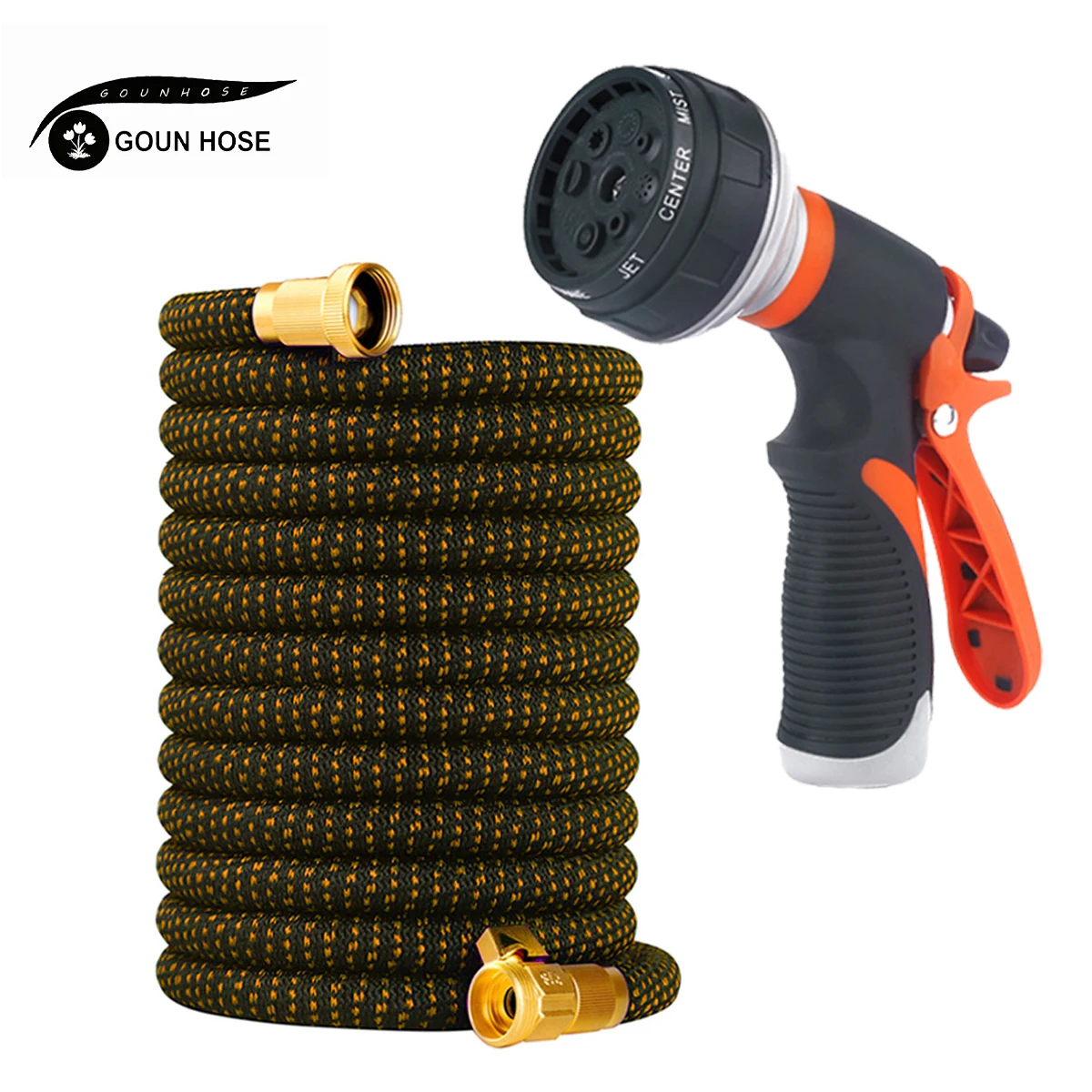 

Flexible And Expandable Garden Hose, High-Pressure Multifunctional Spray Cleaning Gun, Car Washing Hose, Water Gun, Irrigation