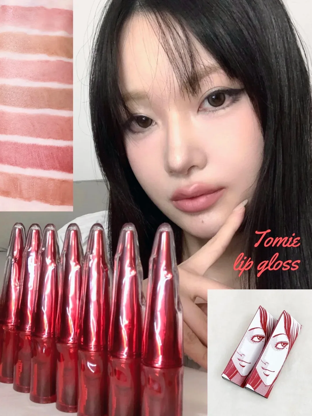 Little Ondine 3D Blush Palette Illumina il viso Trucco naturale Smalto per labbra