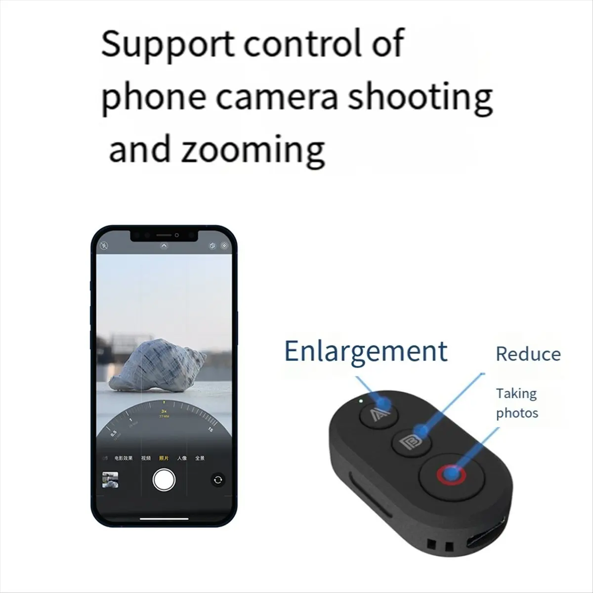 

2025 New For Sports Camera Bluetooth Remote Control for Action 5Pro Action4 Sports Camera Accessories