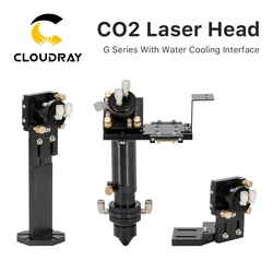 Cloudray CO2 Laser Head Set with Water Cooling Interface Mirror Dia. 30 / Lens Dia. 25 FL 63.5&101.6 Integrative Mount Holder