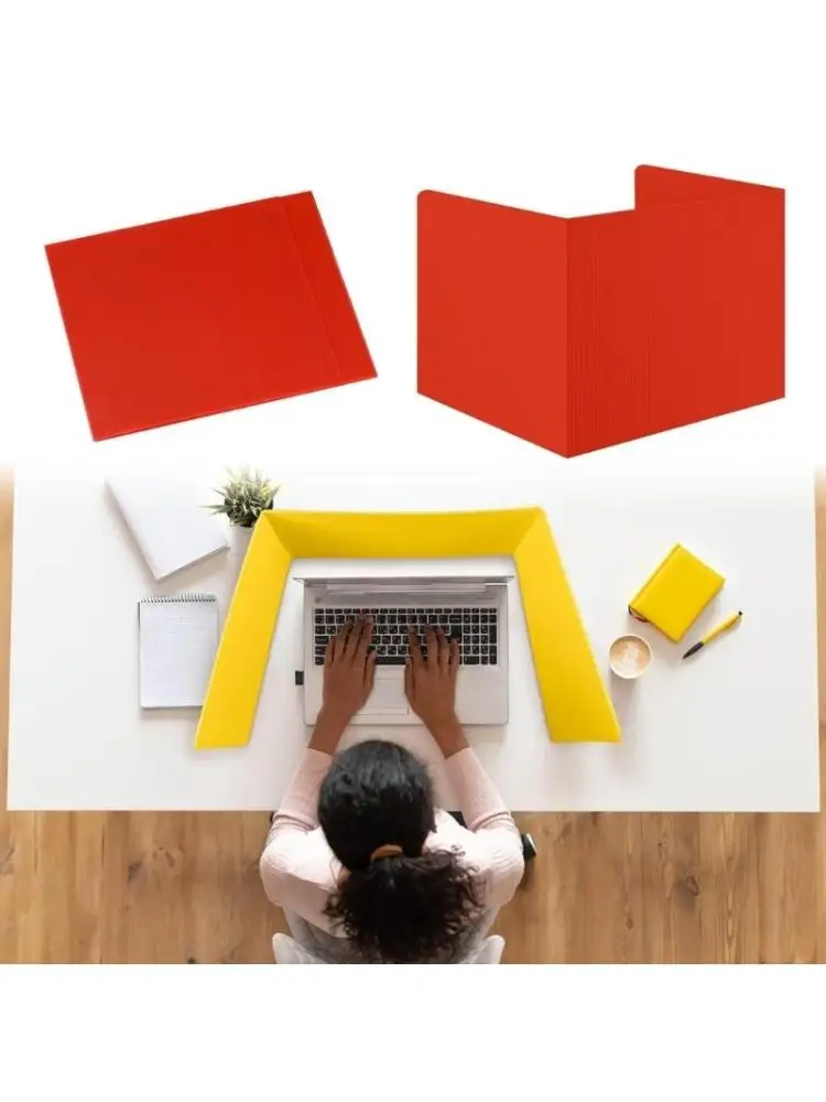 4Pieces Classroom Privacy Desk Dividers Student Study Carrel for Student Desks, Classroom Desk Privacy Folders