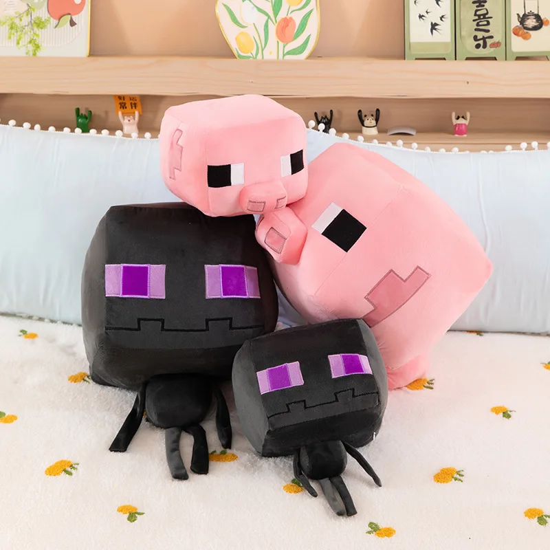 신상품 입고 마이 월드 봉제 인형 앉아있는 크리퍼 좀비 워든 인형 봉제 동물 어린이 생일 크리스마스 선물