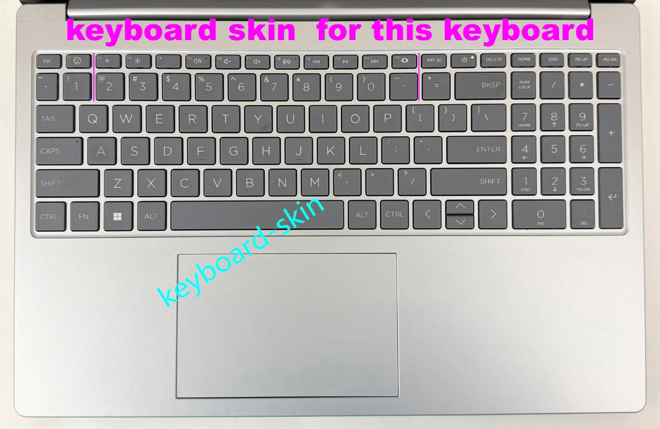 US Keyboard Skin Cover Protector for HP 250 G10,255 G10,15-FC*** 15t-fc*** TPN-Q287 15-FD*** 15t-fd*** 15-fd0xxx TPN-Q286 laptop